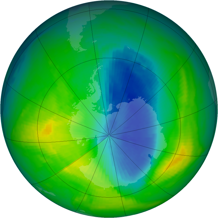 Ozone Map 1984-11-03